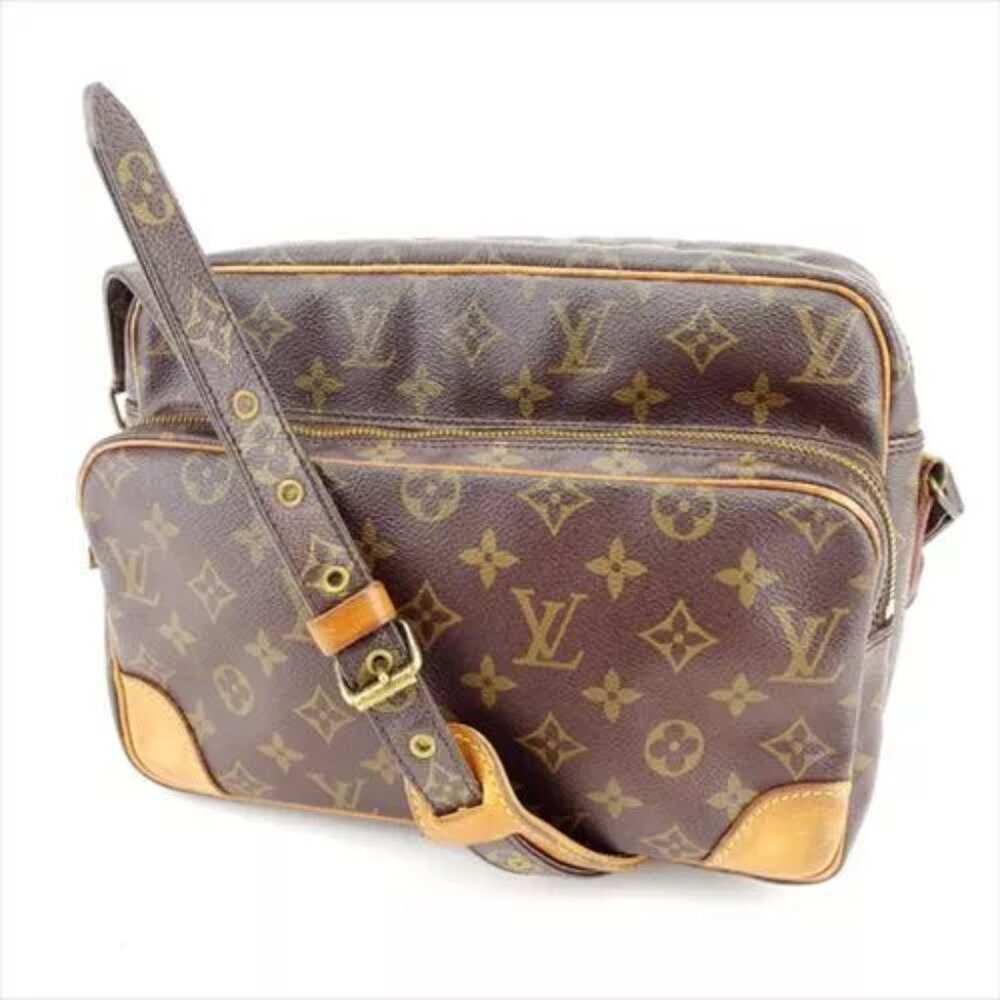 Louis Vuitton Shoulder bag Monogram Brown Woman Authentic Used